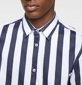 Camisa informal de manga larga de negocios Slim-Fit camisas de vestir personalizadas profesionales diseño de forro personalizado cierre abotonado Ronpex - Product Image 4