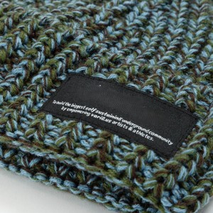 2025 colección Otoño Invierno versátil 100% gorro de punto de lana bordado cálido para clima frío nuevo estilo en Stock gorro de lana - Product Image 3