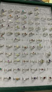 แหวนหมั้นของผู้หญิง925แบบมินิมอลของเงินแท้อัญมณีทรงรีตัดกรอบการตั้งค่าศาสนาสวมใส่ทุกวัน - Product Image 2