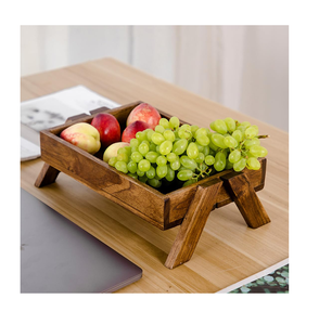Cuencos de fruta de masa de madera de mango Ensaladera de madera grande Color de madera de la mejor calidad y tamaño personalizado y pulido - Product Image 6