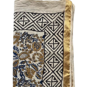 Women's Long Cotton Beach <b>Scarf</b> with Custom Logo Printing Durable & Breathable Summer Beach Accessory - Product Image 1