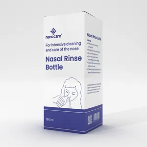 Nanocare burun durulama şişesi: etkili sinüs rahatlama ve alerji bakımı (180ml)