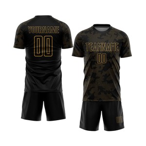 Maillot de football court personnalisé imprimé par sublimation 100% polyester Fabrication en gros Usine d'Asie Options d'étiquetage privé - Product Image 2