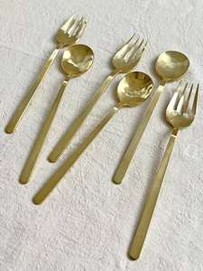 Cubiertos de Latón de Lujo, Cubiertos de Mesa, el Mejor Acabado, Cubiertos para Cena, Pulidos a Mano - Product Image 2