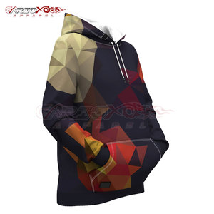 Sudadera con capucha de mujer de alta calidad con material de sublimación transpirable y Sudadera con capucha impresa de sublimación de estructura deportiva ajustada - Product Image 2