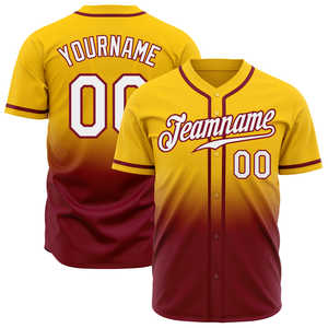 Camiseta de Béisbol Transpirable y Ligera para Hombre Adulto, de Media Manga, con Botones y Nombre del Equipo, Nuevos Uniformes de Béisbol al por Mayor - Product Image 3