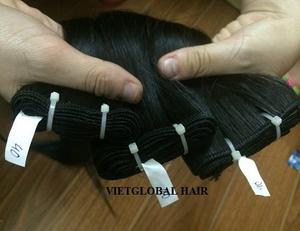 Cabello natural de trama pelo vietnamita cabello crudo - Product Image 1