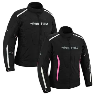 Chaqueta de motocicleta para hombre Cordura Racing Biker Riding Aprobado Impermeable Chaqueta para todo tipo de clima Tallas grandes Característica Material textil - Product Image 1