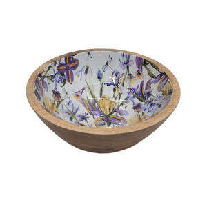 Nuevo Frutero de forma redonda con diseño de esmalte de madera decorativo para mesa, hogar y hoteles, cuencos para servir comida y ensalada hechos a mano - Product Image 4