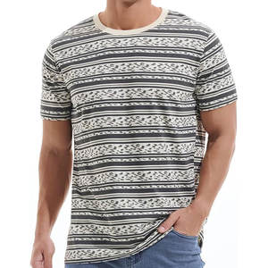 Impression graphique T-shirts Hommes Vente en gros Personnalisé T-shirt lourd 100% coton - Product Image 3