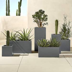 Boîte de jardinière de jardin à lit surélevé en métal en acier de couleur noire lits de culture extérieurs pour pots de jardinière de fleurs végétales - Product Image 5