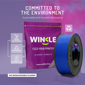 Filamento WINKLE PLA HD 1.75mm 1kg per Stampante 3D, Alta Tolleranza 0.05mm, Compatibile con Piattaforma Riscaldata 190-230°C, Biodegradabile, Facile da Stampare - Product Image 5