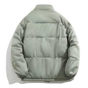 Chaqueta Acolchada Personalizada de la Mejor Calidad para Hombre, Estilo Urbano de Marca, Chaqueta de Invierno Brillante con Cuello Alto y Protección contra la Lluvia - Product Image 6