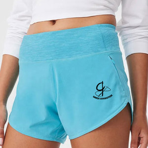 Best Selling <b>Women's</b> Solid Color Yoga Sport <b>Shorts</b> Breathable and <b>Loose</b> Fit with Side Pocket Customizable Color - Product Image 1