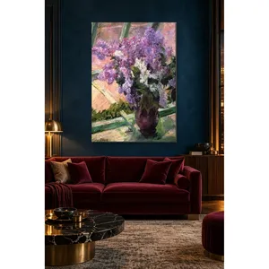 Impression sur toile Fida Mary Cassatt Vase de lilas près de la fenêtre - Product Image 1