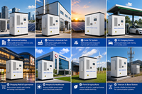 Système de Stockage d'Énergie (ESS) LiFePO4 Refroidi par Liquide 215 kWh 100 kW Haute Densité pour la Gestion de l'Énergie Hors Réseau et sur Réseau et le SMOOTH (Smooth Out Load and Load) pour les Usines