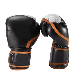 2024 Guantes de boxeo brillantes para Muay Thai y Fitness Opción de impresión personalizada Servicio OEM Guantes de entrenamiento de entrega urgente - Product Image 3