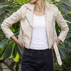 Service OEM, veste en cuir vintage pour homme, personnalisée, hiver, polyester/coton, coupe-vent, imperméable, écologique, lavée, fermeture éclair - Product Image 3