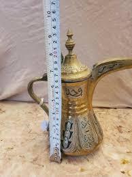 Top Quality Brass <b>Arabic</b> Coffee Pot Wholesale Dallah <b>Arabic</b> Coffee Pot with Long Spout - Product Image 6