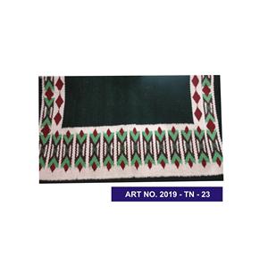 Tapis de selle de dressage anglais de haute qualité mince conception occidentale nouvelle-zélande laine polyester remplissage polycoton doublure personnalisée - Product Image 5