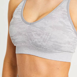 ชุดโยคะสำหรับผู้หญิงมีโลโก้ด้านหน้าสีทึบดีไซน์ใหม่ล่าสุด - Product Image 6