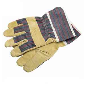 Guantes de Soldadura de Piel de Vacuno Blanca de Alta Calidad, Resistentes al Desgarro, Sin Silicona, Antiestáticos, Personalizables, de Secado Rápido - Product Image 1