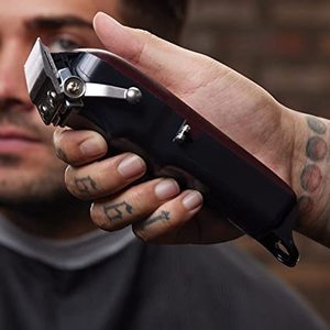 Tondeuse à cheveux professionnelle sans fil 2500 mAh en acier inoxydable IPX7 réglable pour la coupe de cheveux, le rasage et la barbe (pour barbier) - Product Image 1