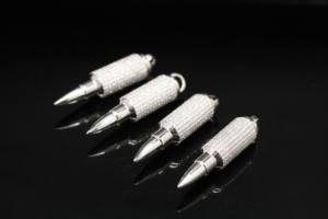 Colgante de Acero Inoxidable con Cuentas y Diamantes de Imitación Estilo Hip Hop, Venta al Por Mayor Personalizada - Product Image 5