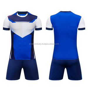 Jersey y calcetines de fútbol de sublimación transpirables de secado rápido personalizados profesionales con diseño de ropa deportiva - Product Image 4