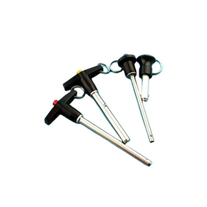 Pasador de Bloqueo de Liberación Rápida de Alta Precisión, Pasador de Bloqueo de Bola de Acero Inoxidable, Pasador de Liberación Rápida con Longitud de Agarre de 100-150 mm para Gimnasio - Product Image 1