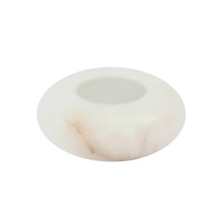 Alta demanda Precio razonable Diseño único moderno Cenicero de cigarro de alabastro de mármol blanco ligero para uso en el hogar y el bar - Product Image 2