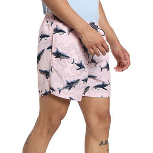 Pantalones cortos de playa para hombre de nuevo estilo, pantalones cortos de playa de Color sólido para hombre, pantalones cortos de playa transpirables para hombre - Product Image 5