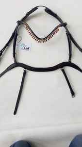 Innovadora brida de Carreras de Caballos de resistencia Equipo ecuestre de cuero duradero con características de combinación cómodas - Product Image 2