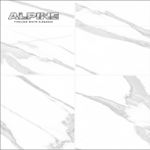 Modèle d'élégance ALPINE 600x600mm-STATUARIO PARADISE Surface brillante Carreaux de marbre pour murs et sols Application par Novac Ceramic - Product Image 4