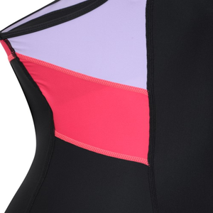 Bikini sin mangas con cuello redondo y patrón sólido para mujer, ropa de playa, traje de baño de secado rápido, tela de poliéster transpirable para verano 2025 bajo - Product Image 4