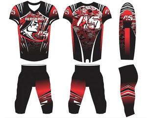 Vêtements de sport pour hommes de haute qualité, ensembles d'uniformes de football américain, shorts imprimés légers, 100% polyester, personnalisables - Product Image 4