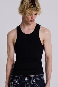 Gilet en coton noir pour homme de qualité supérieure, doux, respirant, léger, confortable, sous-vêtement pour l'été, à porter au quotidien, gilet pour homme - Product Image 4