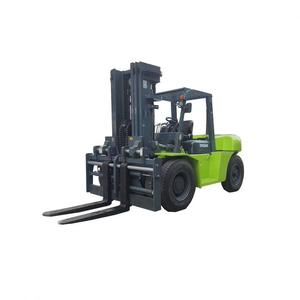 Chariot élévateur diesel à pneus pneumatiques, chariot élévateur à mât à trois sections, manutention de matériaux en intérieur - Product Image 3