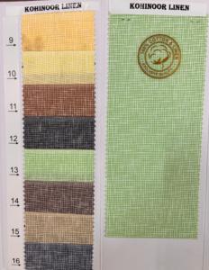 Tela de lino y algodón Kohinoor de 58 pulgadas de alta calidad, textil Premium para camisas y vestidos para niños, técnica tejida de estilo flameado teñido liso - Product Image 1