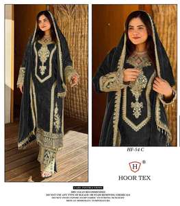 Evergreen Designer Outfit High on Demand Heavy Chinon Salwar Suit & Dupatta Avec Broderie Exportateur et Fournisseur Indien - Product Image 4
