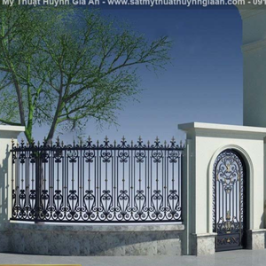 Premium TTD Iron Privacy Fence Panels with Powder Coated Finish for Outdoor Use-Durable Stylish <b>Security</b> Beautification Solution - Product Image 3