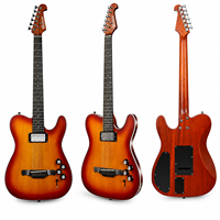 Guitare électrique à corps plein Bullfighter K10 6 cordes Double micro Cherry Burst