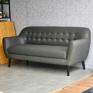 Sofá Chesterfield de Tres Plazas SFB68087, 190x75x86cm, Tapizado en Cuero PU, Extensible, para el Hogar - Product Image 2