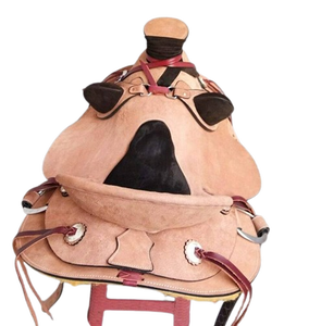 อานม้าหนังตะวันตกแข่งแบบแฮนด์เมดสไตล์อังกฤษดีไซน์เนอร์ทนทานผู้ผลิตขายส่ง - Product Image 3