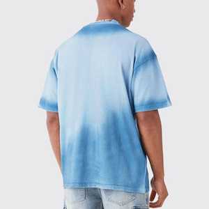 Personnalisé de haute qualité Des T-shirts 260 Gsm lourd coton acide enzyme lavage fané blanc surdimensionné Vintage - Product Image 2