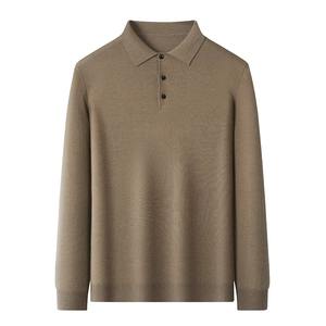 Jersey informal inteligente de algodón 100% para hombre, camiseta nueva colección de primavera y otoño, ajuste Regular, respetuoso con el medio ambiente, secado rápido - Product Image 3