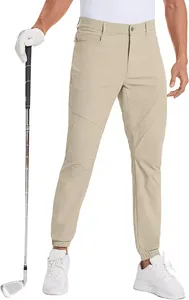... Pantalones de golf a medida para hombre con diseño elástico y cómodo de secado rápido y ajuste atlético para viajes de golf casuales y uso activo - Product Image 4