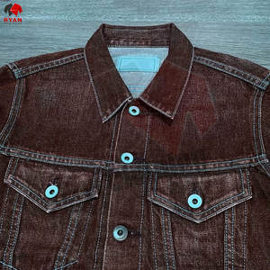 Veste en jean personnalisée Ryan Pro Gear pour hommes, qualité supérieure, tissu respirant avec logo personnalisé, ODM OEM - Product Image 5