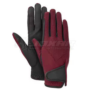Gants d'équitation durables avec poignée renforcée et gants d'équitation en tissu extensible respirant - Product Image 2