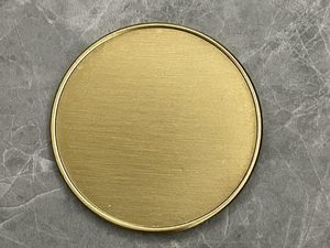 Pièces vierges de 40 mm en laiton pour gravure laser, style américain, avec boîte de protection en acrylique pour cadeaux personnalisés DIY (tapis/coussinets) - Product Image 6